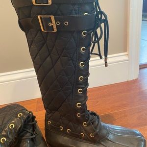 Sperry high rain boots